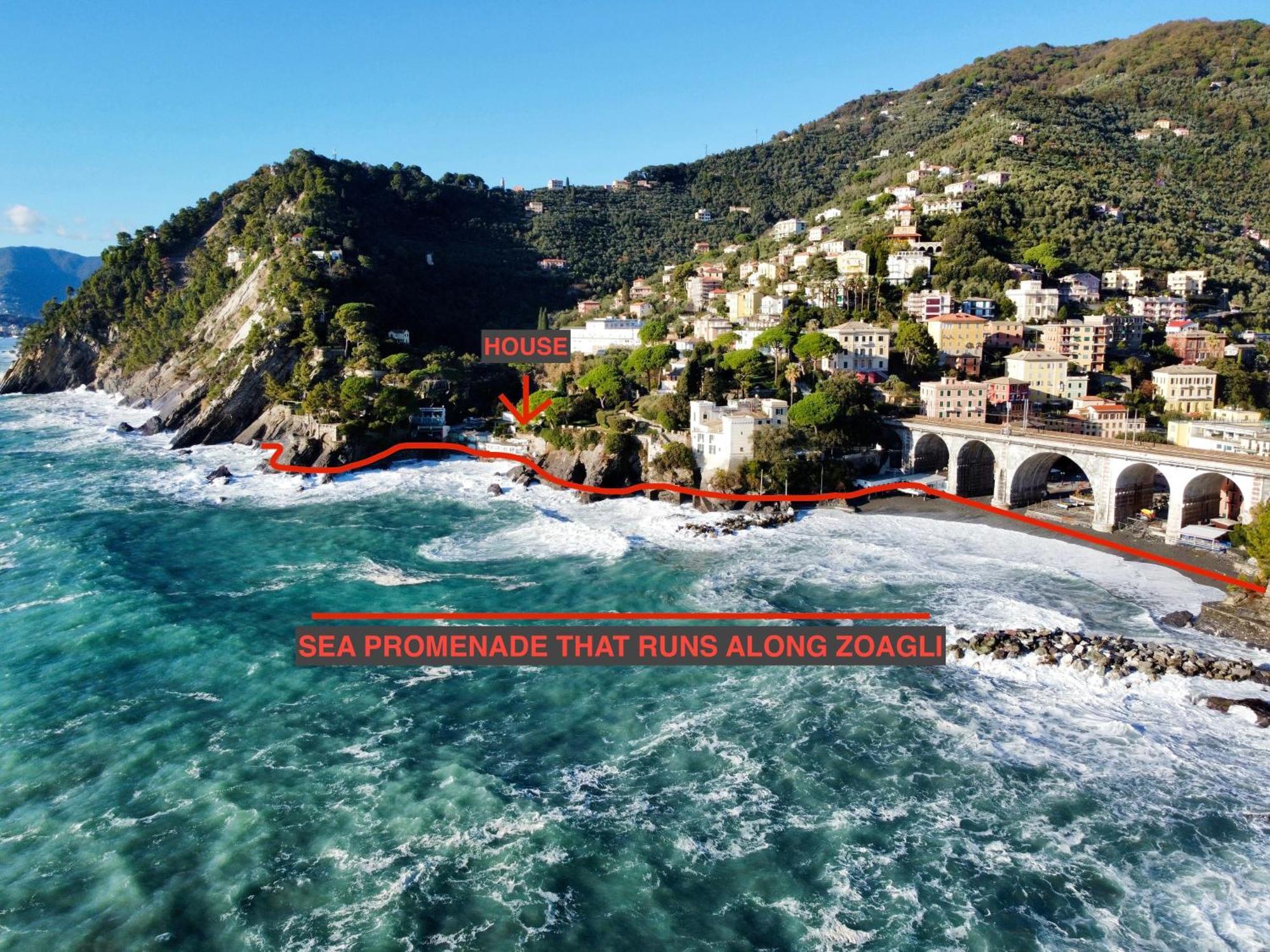 Un Passo Dal Mare Appartement Zoagli Buitenkant foto
